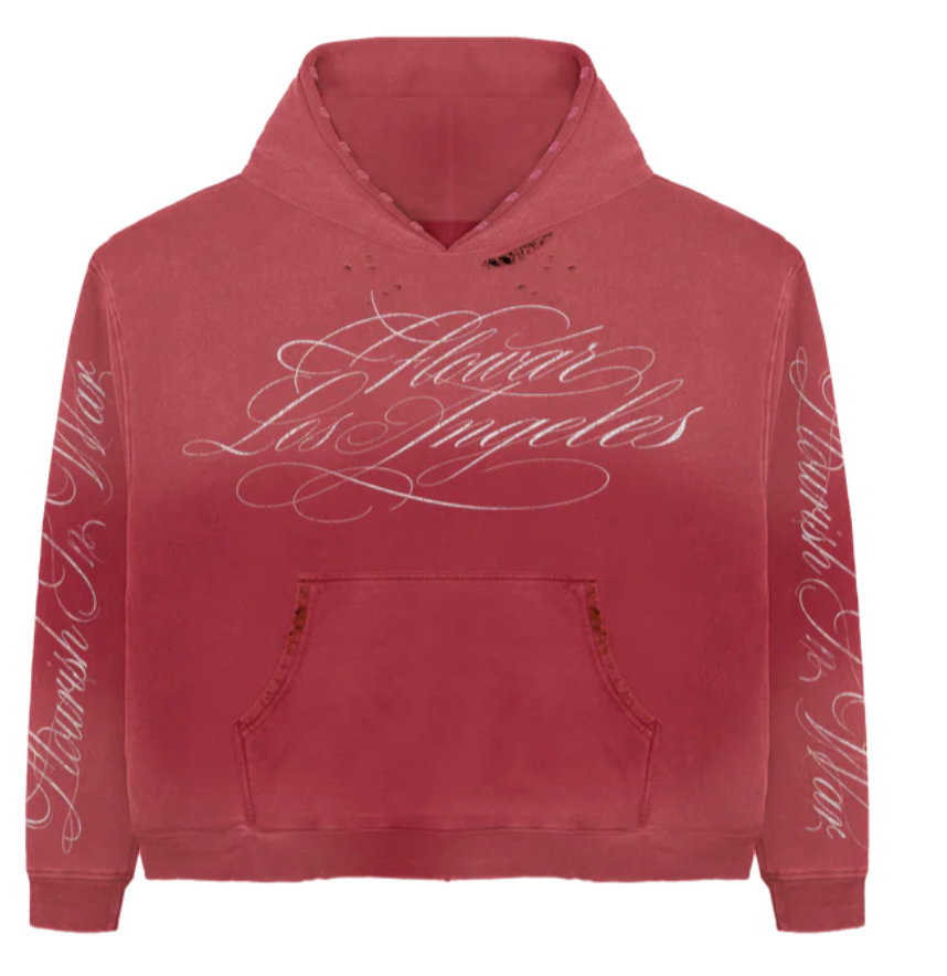 FLOWAR STRAWBERRY WASH HOODIE