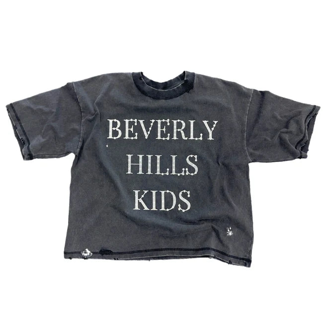 Amis et Fleurs “Beverly Hills Kids” Rhinestone Tee