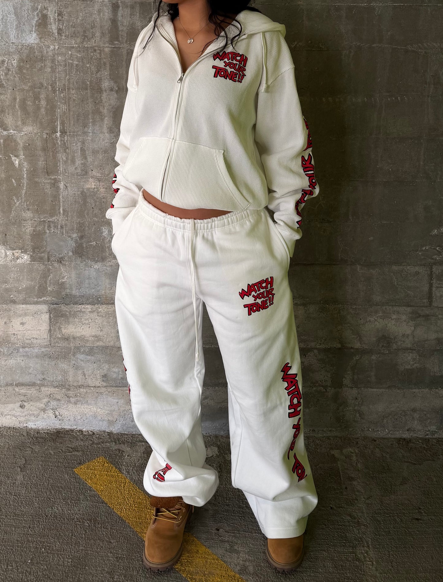 TWOTONE ARCHIVE "Thermal Zip" White
