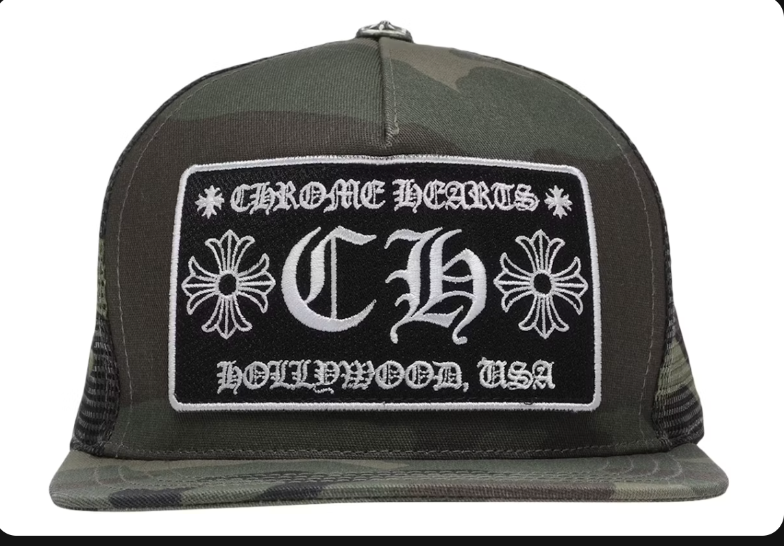 Chrome Hearts CH Hollywood Trucker Hat