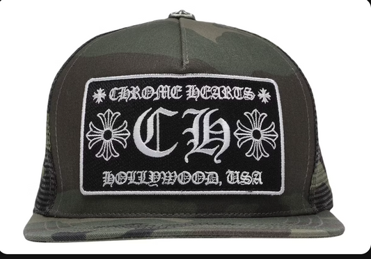 Chrome Hearts CH Hollywood Trucker Hat